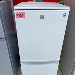 NO B709🌈福岡市内配送設置無料✨🌈シャープ 137L 2ドアノンフロン冷蔵庫 keyword キーワードホワイト SJ14E5KWの画像