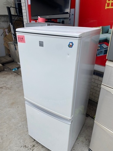 NO B709?福岡市内配送設置無料✨?シャープ 137L 2ドアノンフロン冷蔵庫 keyword キーワードホワイト SJ14E5K