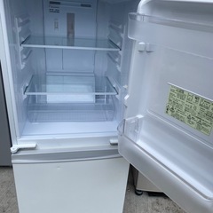 NO B709🌈福岡市内配送設置無料✨🌈シャープ 137L 2ドアノンフロン冷蔵庫 keyword キーワードホワイト SJ14E5KWの画像