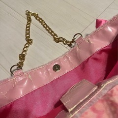 ミニーちゃん　ヒョウ柄バッグの画像