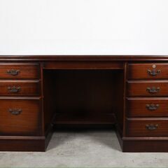 『karimoku』カリモク コロニアル 両袖机 エグゼクティブデスク 役員デスク 書斎机 ワークデスク 机 デスク RWdes13の画像