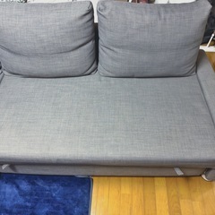 【美品/2ヶ月使用】IKEA フリーヘーテン ソファベッド ダークグレー【宇都宮市峰町】の画像