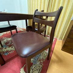 飛騨高山 SHIRAKAWA｜ダイニングセット（テーブル＋チェア4脚）の画像