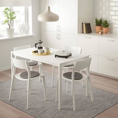 IKEA MELLTORP ダイニングテーブル ホワイト 125x75 cmの画像