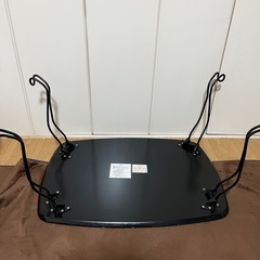 ニトリ ローテーブル キャル2 7050 BK｜傷多め・使用問題なしの画像