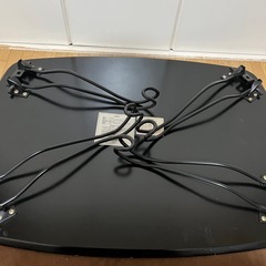 ニトリ ローテーブル キャル2 7050 BK｜傷多め・使用問題なしの画像