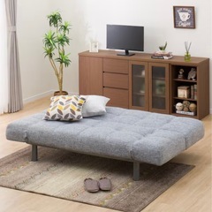 折りたたみソファーベッドの画像