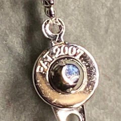 水晶のネックレスの画像