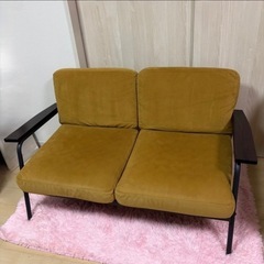 Basquiat🌿‬ 2人掛けソファ✨️
【コーデュロイ×天然木】 《幅135cm》の画像