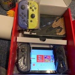 プロコンセット！Nintendo Switch ジャンク 充電ケーブル　グリップ欠品　品　の画像