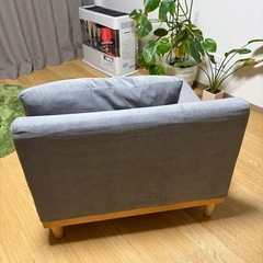 ユニットソファ　1人用ソファ　木製フレーム　北欧の画像