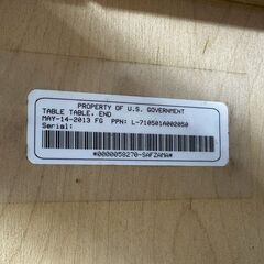 『US家具』米軍放出品 サイドテーブル ナイトテーブル エンドテーブル ベットサイドテーブル ランプテーブル テーブル RWdin27の画像