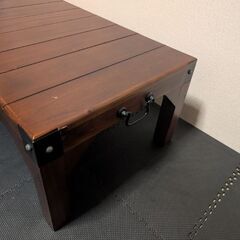 インダストリアル調◎男前トロリーテーブル（直接取引歓迎）の画像