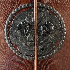 【総桐】家紋入り 和箪笥 着物箪笥 桐タンス 時代箪笥 保存良好の画像