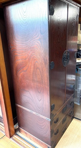 【総桐】家紋入り 和箪笥 着物箪笥 時代箪笥 桐タンス 保存良好 総桐】家紋入り 和箪笥 着物箪笥 桐タンス 時代箪笥 保存良好