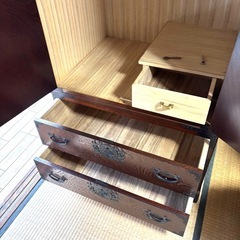 【総桐】家紋入り 和箪笥 着物箪笥 桐タンス 時代箪笥 保存良好の画像