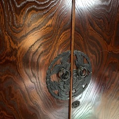 総桐】家紋入り 和箪笥 着物箪笥 時代箪笥 桐タンス 保存良好の画像