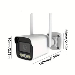 【175】新品1台 TP-08 3MP 防水屋外 WiFi セキュリティカメラ/長距離ナイトビジョン/AIモーション検出/2方向オーディオ/カラーナイトビジョンの画像