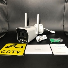 【175】新品1台 TP-08 3MP 防水屋外 WiFi セキュリティカメラ/長距離ナイトビジョン/AIモーション検出/2方向オーディオ/カラーナイトビジョンの画像