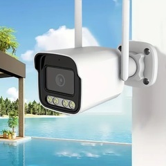 【175】新品1台 TP-08 3MP 防水屋外 WiFi セキュリティカメラ/長距離ナイトビジョン/AIモーション検出/2方向オーディオ/カラーナイトビジョンの画像