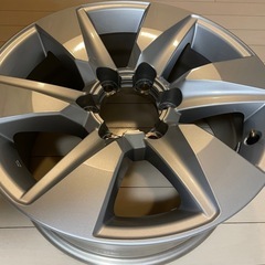 美品　150 プラド 後期 17インチ トヨタ純正　アルミ　ハイエース　１本の画像