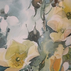 額縁  水彩画の画像