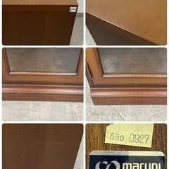 SNT1307 maruni 地中海 キャビネット サイドボード 飾り棚 収納棚 ガラス扉 マルニ の画像