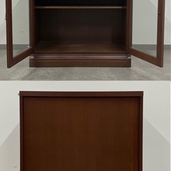 SNT1307 maruni 地中海 キャビネット サイドボード 飾り棚 収納棚 ガラス扉 マルニ の画像