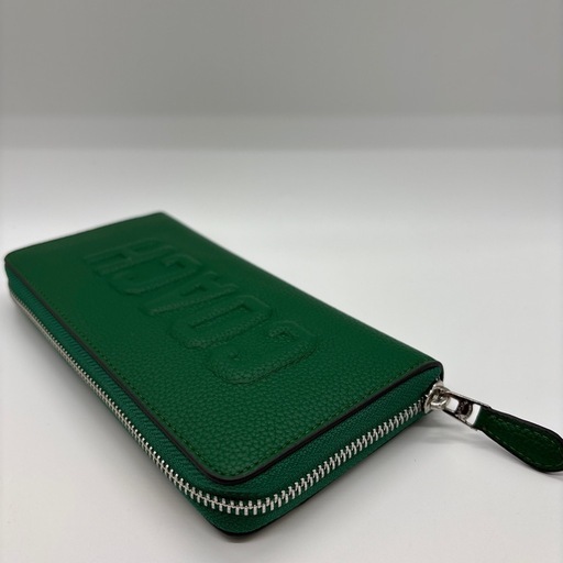 新品未使用】COACH/コーチレディース長財布CW715 グリーン (くー