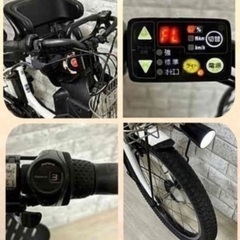 バッテリー最高レベル容量🌸電動自転車　ヤマハ　パスバビー　新基準　🌼8.7Ahリチウムバッテリー🌈white⚪️13の画像