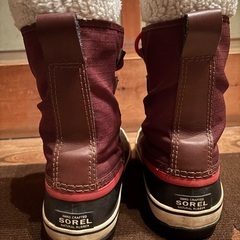 SOREL(ソレル) スノーブーツ　25cm(レッド)の画像