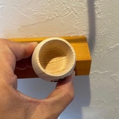 湯西川温泉　おちょこ　酒器　ヒノキの画像