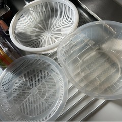 深型フライパン　玉子焼き器　フライ鍋　ボウル　ザル　水切り網の画像