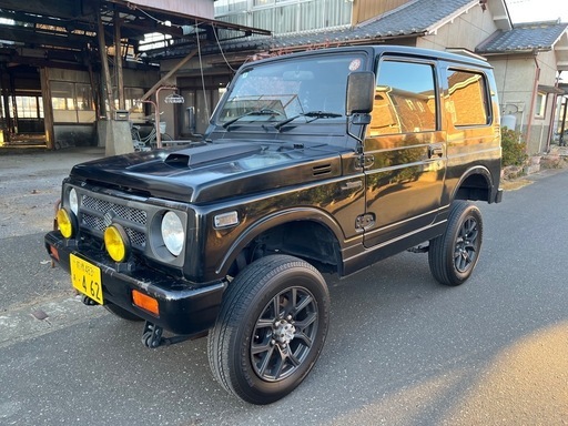 車検9年8月 64馬力 5型 最終型 JA11 ジムニー 5MT リフトアップ公認