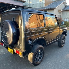 車検9年8月 64馬力 5型 最終型 JA11 ジムニー 5MT リフトアップ公認 整備多数 クラッチOH ターボ新品 エアコンパワステ4WDターボ付きの画像