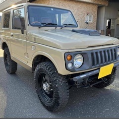最安値 不具合なし JA12W ジムニー ベージュオールペイント リフトアップ 改造多数 乗って帰れます インタークーラーターボ付き アウトドア キャンプ　の画像