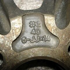 ブラックレーシング エイトスポーク PCD100　4穴　６.０J X １４ ＋４０の画像