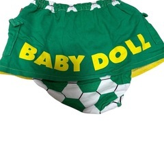BABY DOLL 90cm ベビードール ヘビドサッカーボール柄スカートの画像