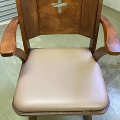 回転式ダイニングチェア　２脚セットの画像