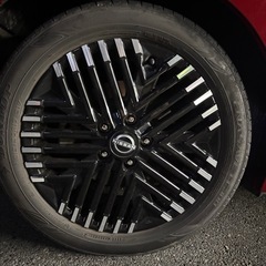 日産リーフ純正ホイールタイヤ４本セット17インチ
の画像