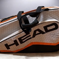 激レア　便利　美品！HEAD テニスラケットバッグ 大容量　スタンド　3WAY 10本　収納多の画像