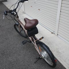 ビーチクルーザー　20インチ　電動　自転車の画像