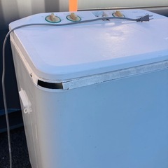 早い者勝ち　2013年　二層式洗濯機　日焼け有りますの画像