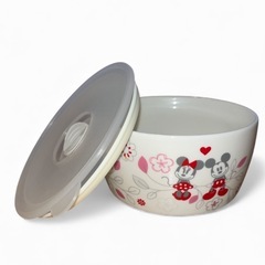 Disney ミッキー・ミニー 食品保存容器 セット　　レンジパック２点セットの画像