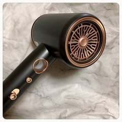 ‪꒰未使用꒱マイナスイオン ヘアドライヤー 黒系 低騒音の画像