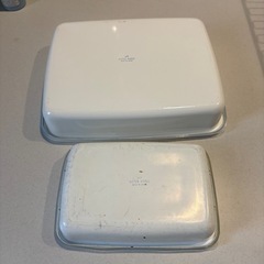 野田琺瑯　保管容器　大小2つセットの画像