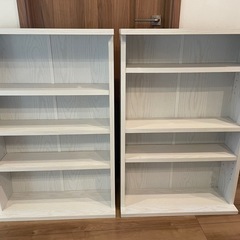 スリム本棚　2個セットの画像