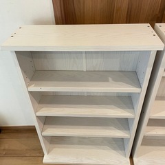 スリム本棚　2個セットの画像