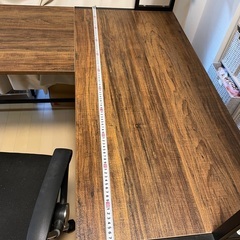 【本日引取希望・無料】L字デスク＆チェアのセットの画像