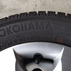 155/65r13 日産純正スチールホイール スタッドレスタイヤの画像